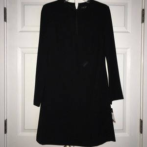 Long sleeve black dress